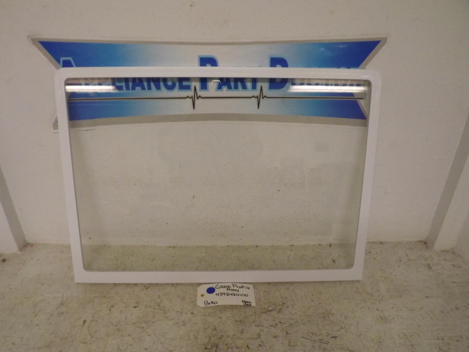 Beko Refrigerator 4398420100 Glass Profile Assy Open Box Beko Refrigerator 4398420100 Glass Profile Assy Open Box